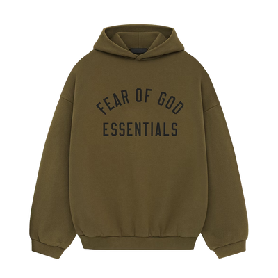 Fear Of God Essentials FW24 Olive Hoodie