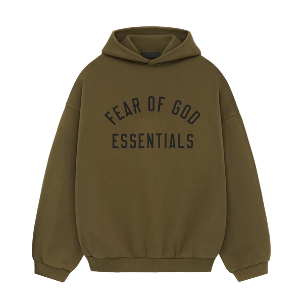 Fear Of God Essentials FW24 Olive Hoodie