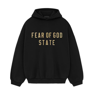Fear Of God Essentials FW24 Black State Hoodie