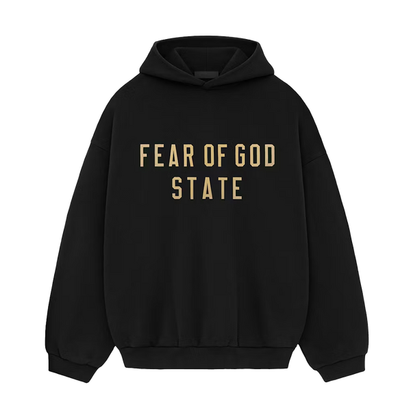 Fear Of God Essentials FW24 Black State Hoodie