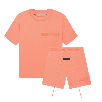 FEAR OF GOD ESSENTIALS FULL SUMMER SET - CORAL