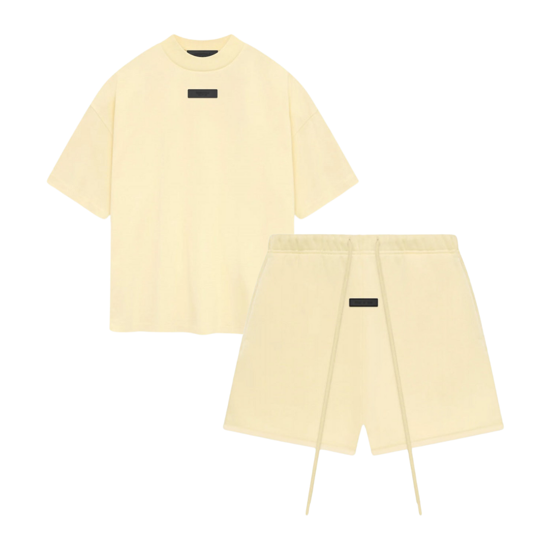 FEAR OF GOD ESSENTIALS FULL SUMMER SET - GARDEN YELLOW