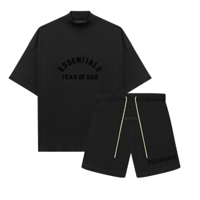 FEAR OF GOD ESSENTIALS SS23 FULL SUMMER SET - JET BLACK