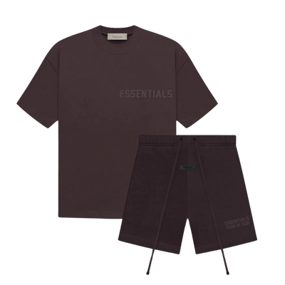 FEAR OF GOD ESSENTIALS FULL SUMMER SET - PLUM