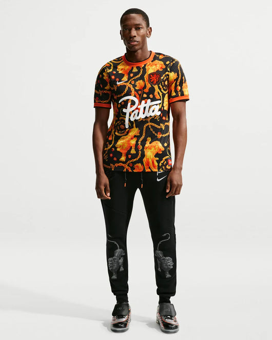 Nike x Patta x Netherlands KNVB Pre Match Jersey Orange