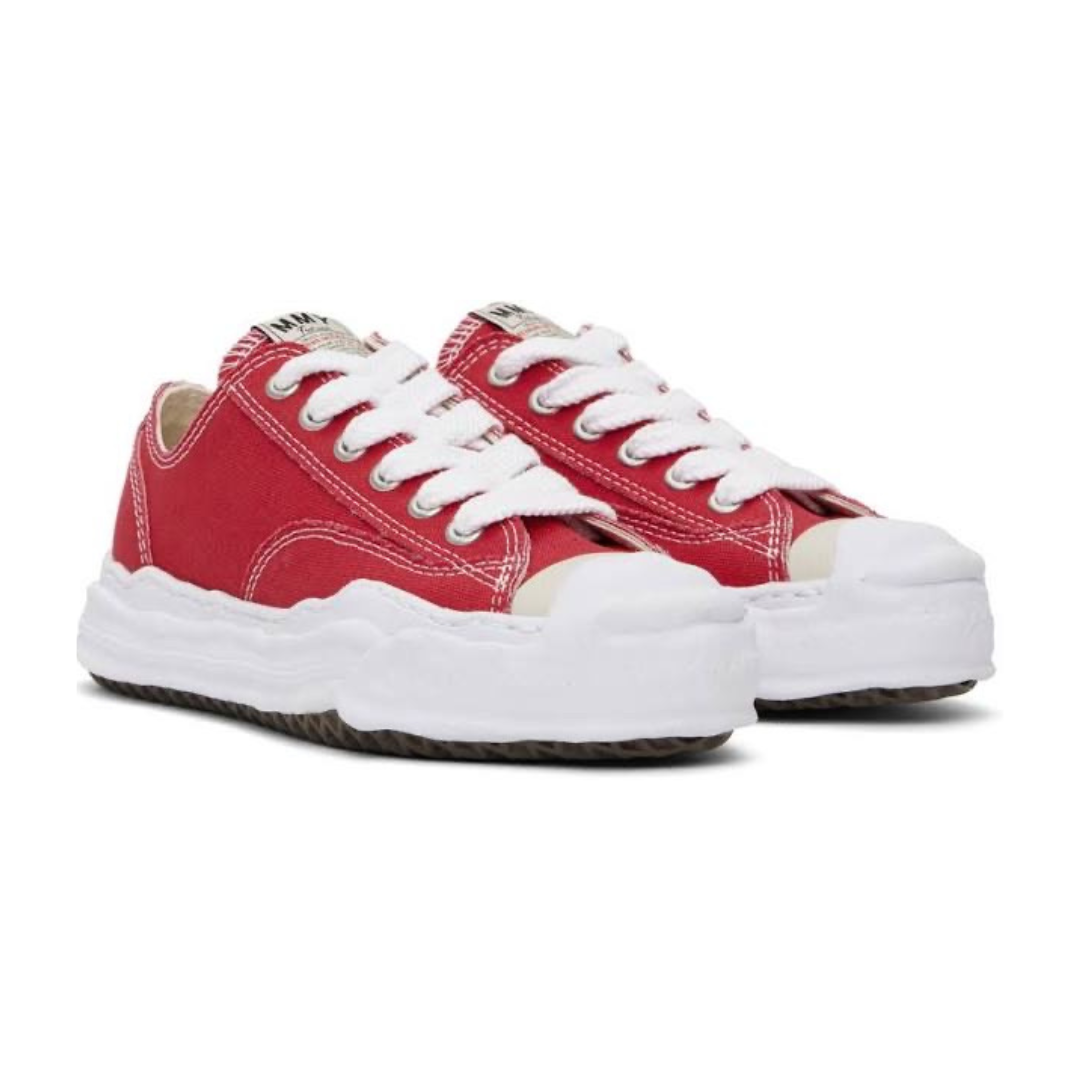 Maison Mihara Yasuhiro Peterson OG Sole Canvas Low Red