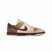Nike Dunk Low Retro Khaki Team Red Pearl White