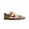 Nike Dunk Low Retro Khaki Team Red Pearl White