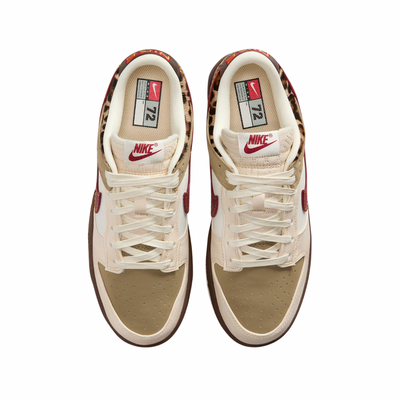Nike Dunk Low Retro Khaki Team Red Pearl White