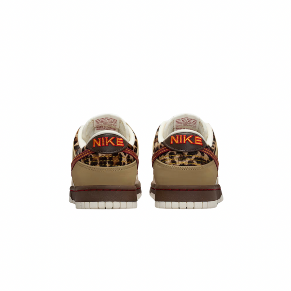 Nike Dunk Low Retro Khaki Team Red Pearl White