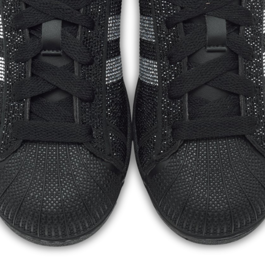 adidas Superstar II Rhinestone Black Silver (Women's)