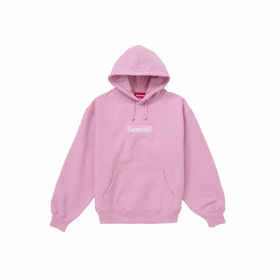Supreme Box Logo Hooded Sweatshirt Sweatshirt (FW24) Pink