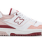 New Balance 550 White Scarlet Pink
