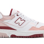 New Balance 550 White Scarlet Pink