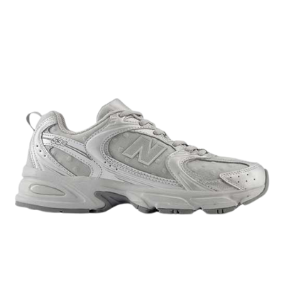 New Balance 530 Silver Metallic Raincloud Polka Dots
