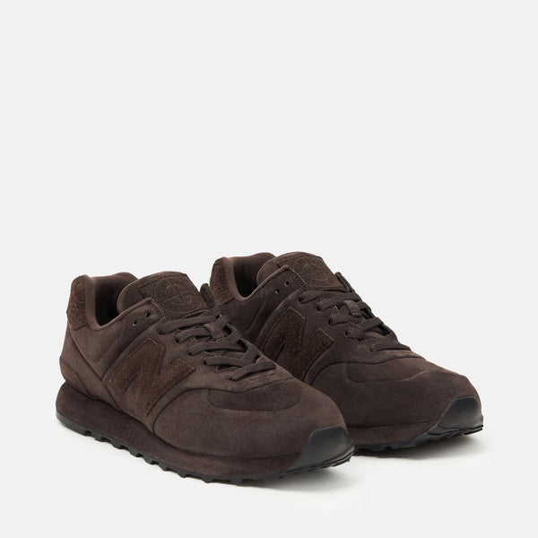 New Balance 574 Legacy Stone Island Ghost Dark Brown