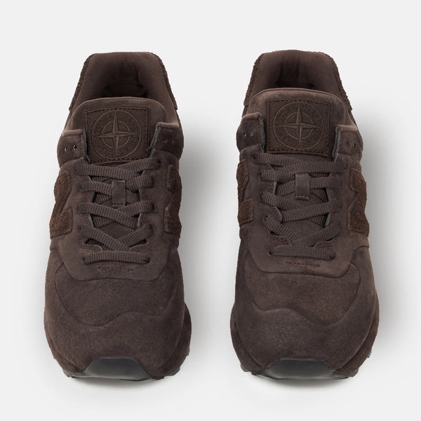 New Balance 574 Legacy Stone Island Ghost Dark Brown