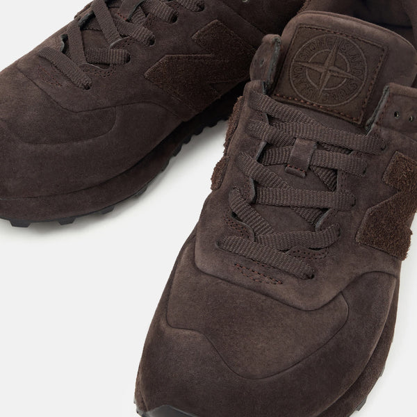 New Balance 574 Legacy Stone Island Ghost Dark Brown