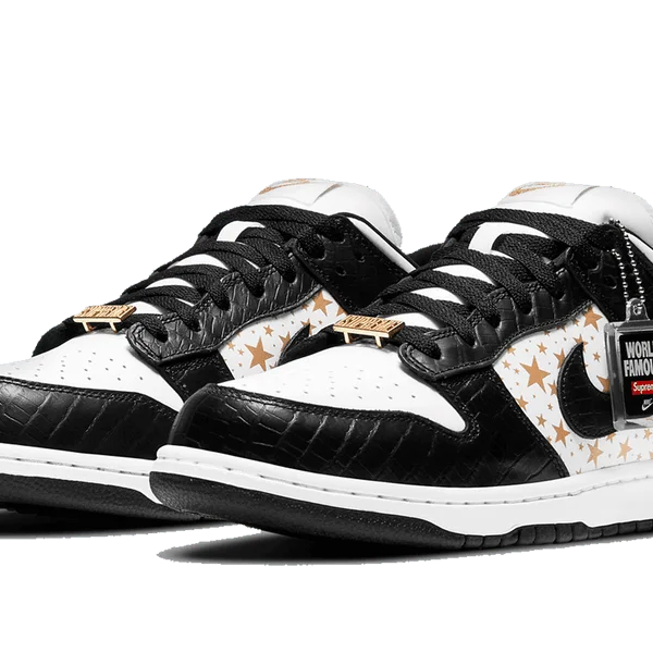 Nike SB Dunk Low Supreme Stars Black