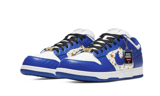 Nike SB Dunk Low Supreme Stars Hyper Royal