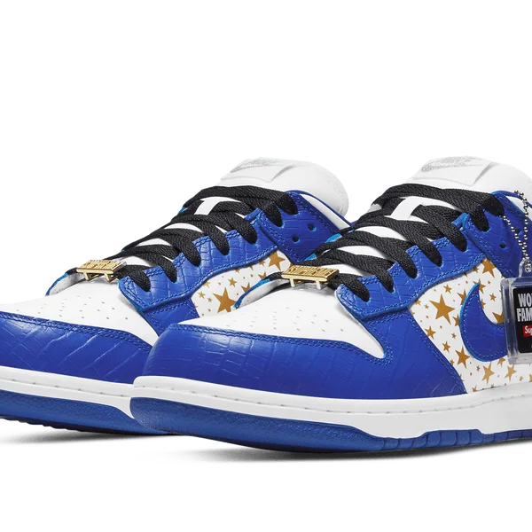 Nike SB Dunk Low Supreme Stars Hyper Royal