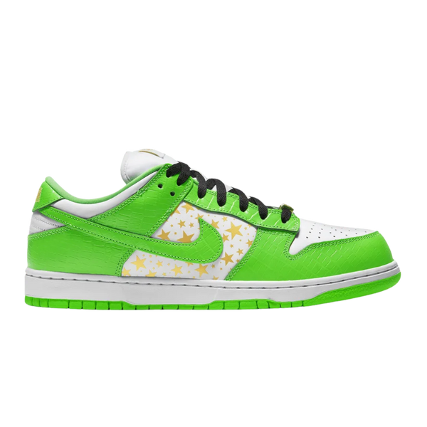 Nike SB Dunk Low Supreme Stars Mean Green