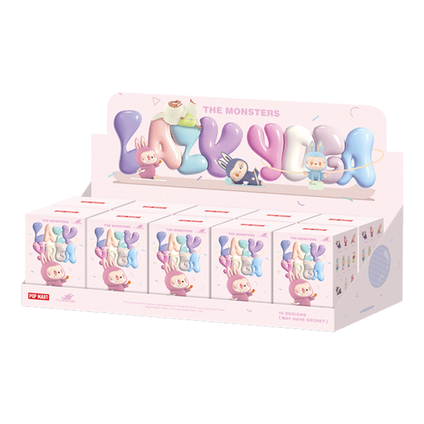 Pop Mart Labubu The Monsters Lazy Yoga Series Figures Sealed Case