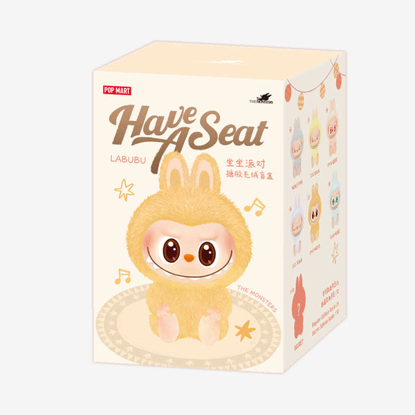Pop Mart THE MONSTERS Labubu - Have a Seat Vinyl Plush Blind Box