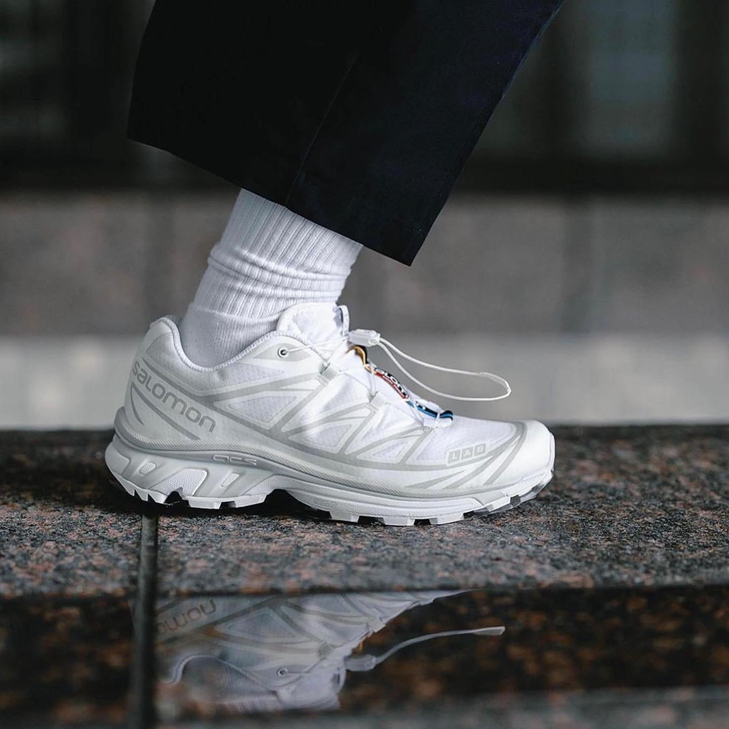 Salomon XT-6 White Lunar Rock