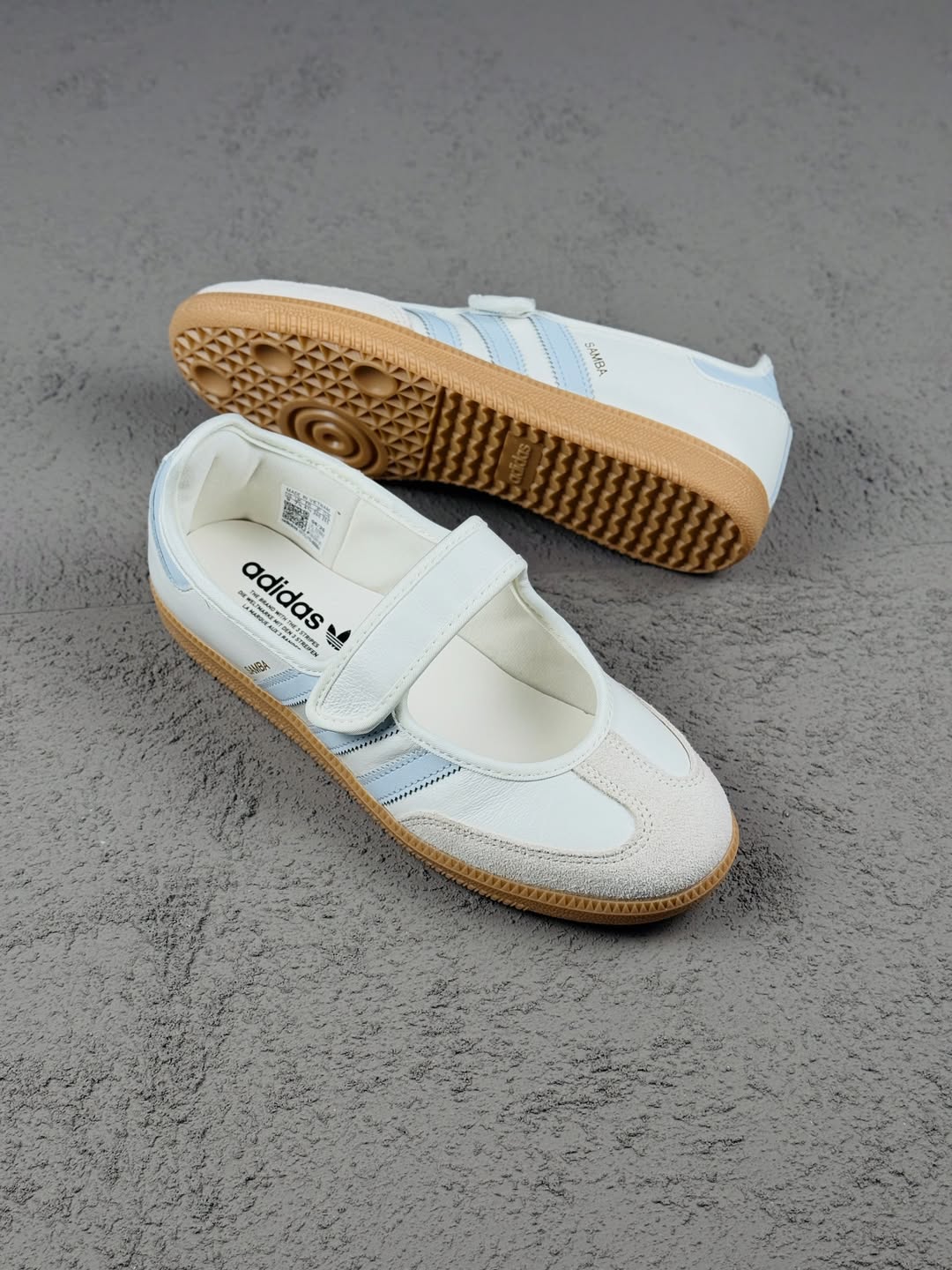 adidas Samba Jane White Blue Gum (Women's)