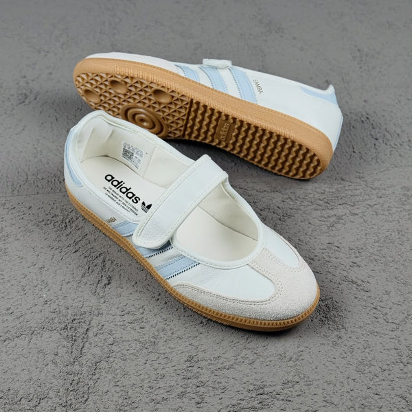 adidas Samba Jane White Blue Gum (Women's)