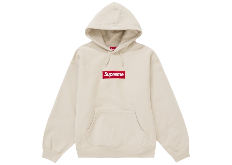 Supreme Box Logo Hooded Sweatshirt Sweatshirt (FW24) Stone