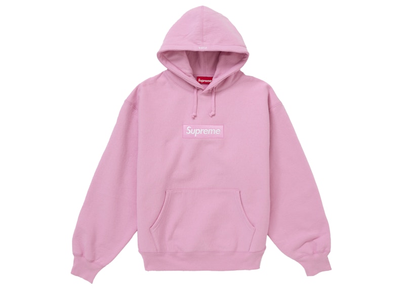 Supreme Box Logo Hooded Sweatshirt Sweatshirt (FW24) Pink