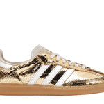 adidas Samba OG Gold Metallic Cracked Leather (Women's)