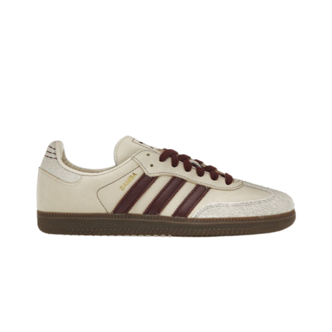 Adidas Samba OG Wonder White Maroon