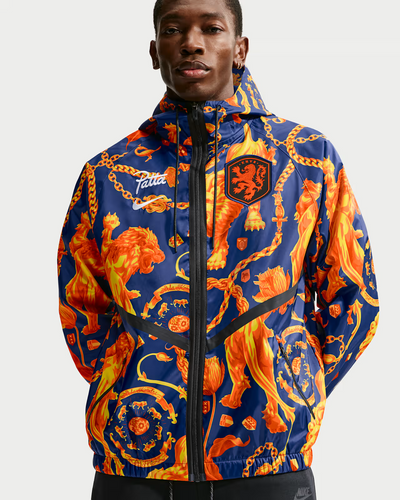Nike x Patta KNVB Anthem Jacket Orange/Navy