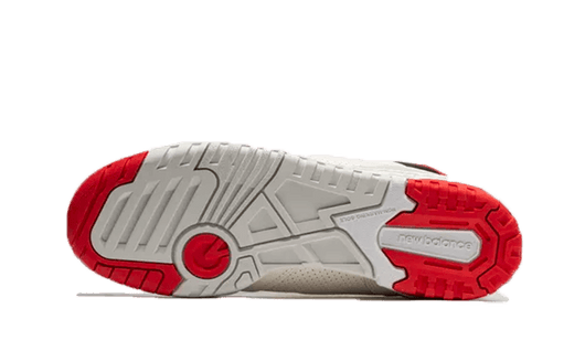 New Balance 550 Sea Salt True Red