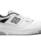 New Balance 550 White Concrete Black