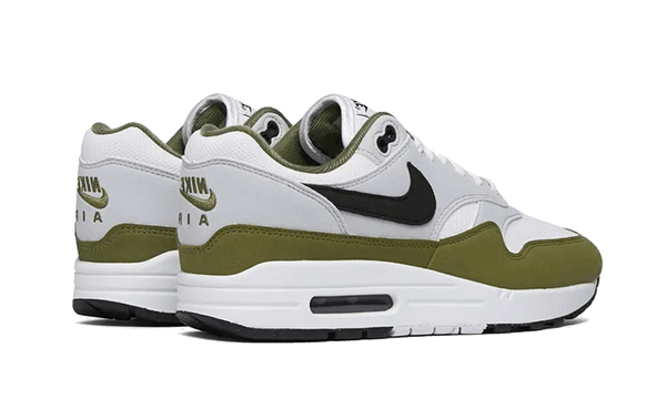 Nike Air Max 1 White Black Medium Olive