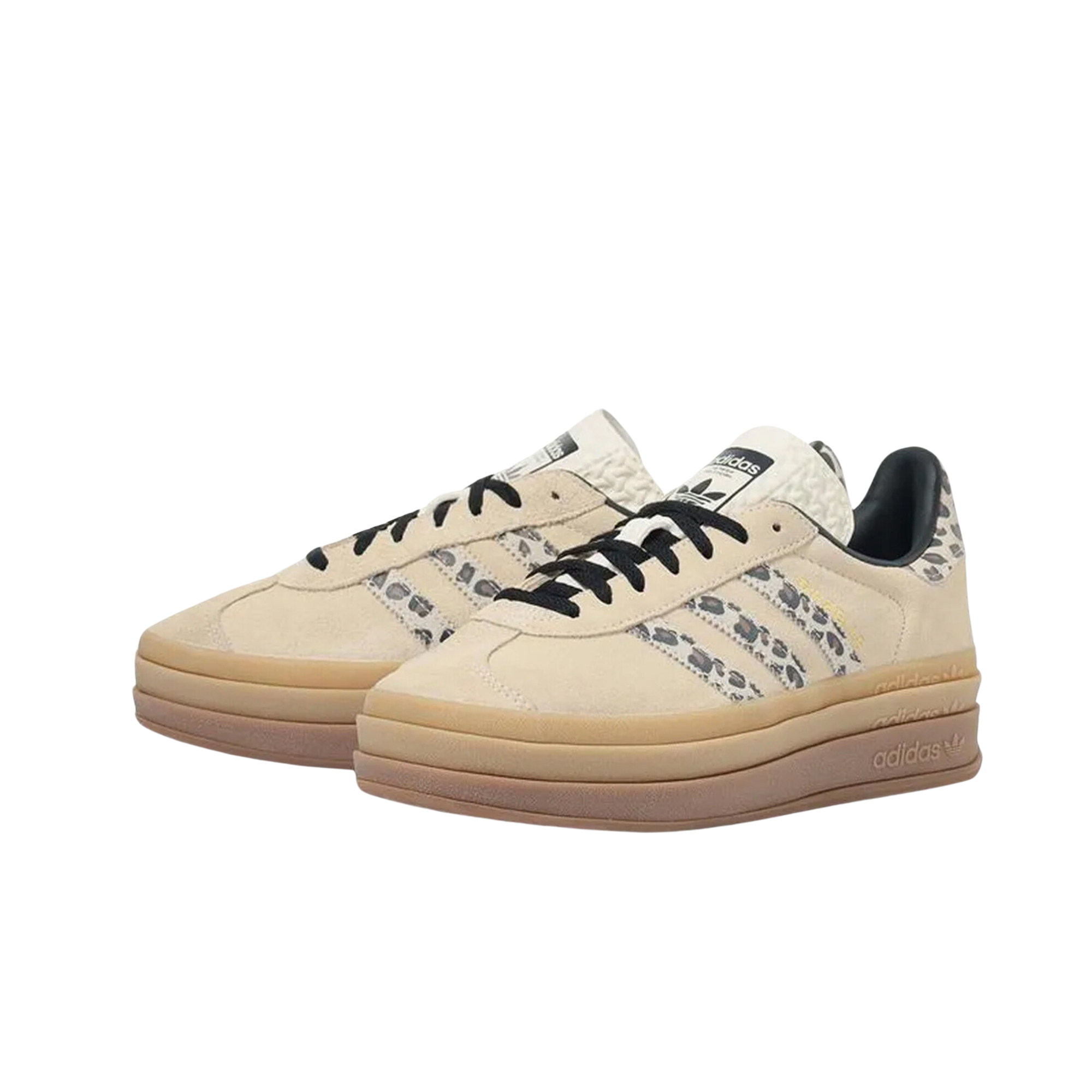 Adidas Gazelle Bold Cream Black Leopard